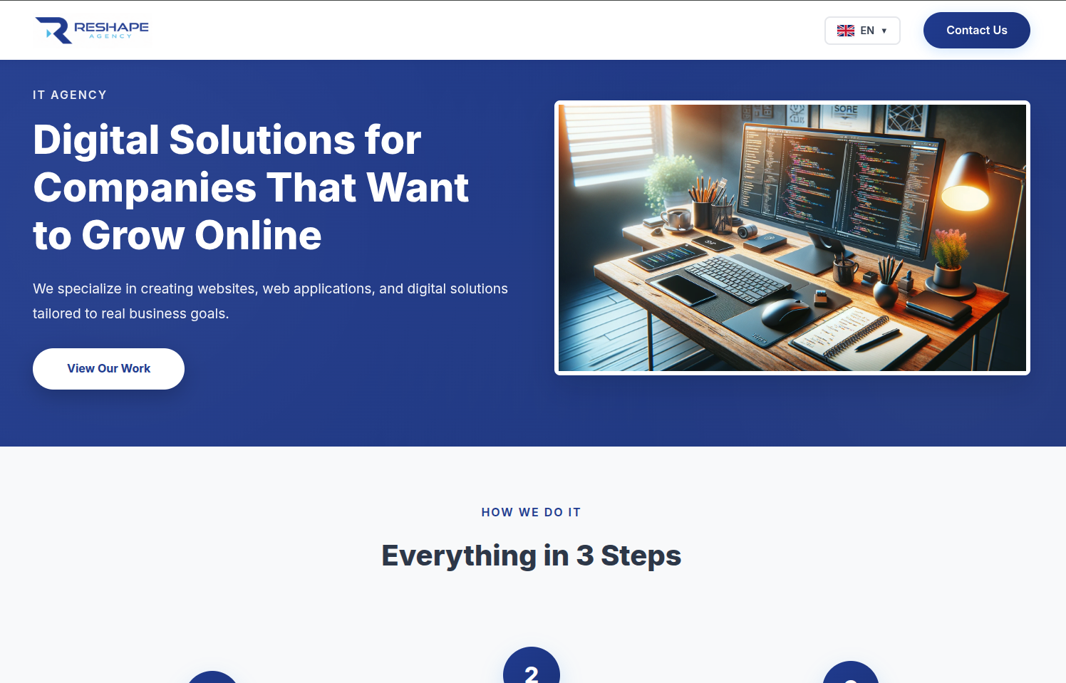 Reshape agency web